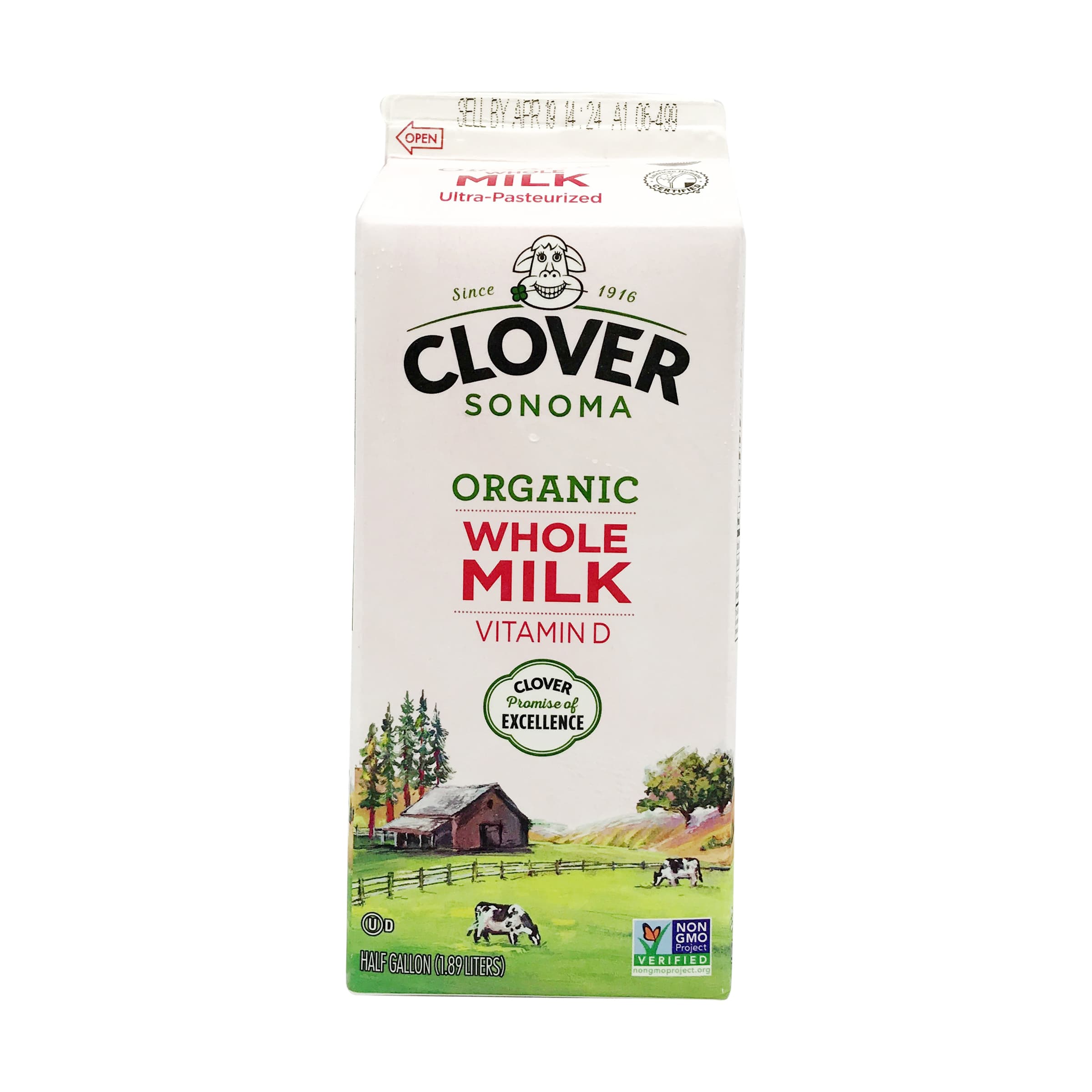 Clover Organic Whole Milk